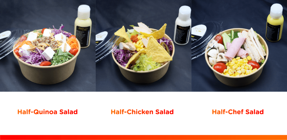 half portion salads